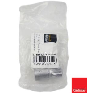 Ceta Form 3/8'' Delikli XZN M16 Karter Tapa Lokması N14-12X16