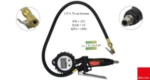 Ceta Form Dijital Göstergeli Lastik Şişirme Tabancası – Pro  N23-0811L