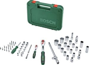 Bosch 1/4'' + 1/2'' 57 Parça Lokma Anahtar Takımı 1600A02Z9G