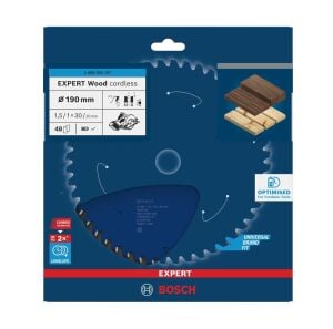 Bosch Expert 190x30 mm 48 Diş Akülü Ahşap Daire Testeresi 2608902157