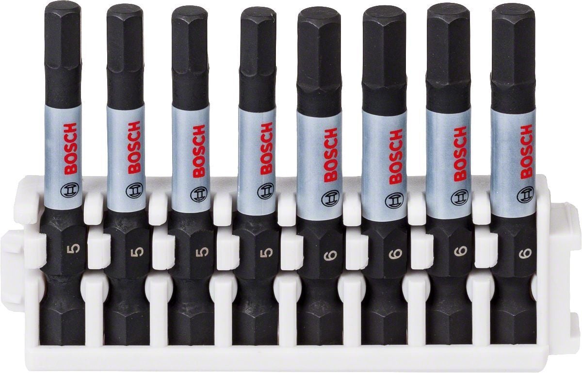 Bosch Impact 5-6 mm 50 mm 8'li Hex Allen Bits Uç Seti 2608522332