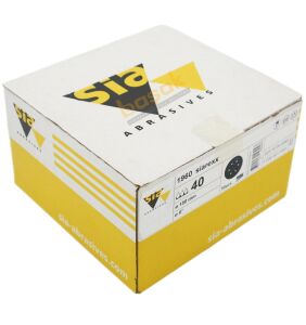 Sia 1960 Siarexx 150 mm 40 Kum Deliksiz Zımpara Kâğıdı 50'li