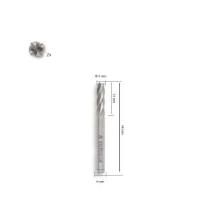 MTE 6 mm Uzun Parmak Freze Hss-Co8 DIN 844/B-N
