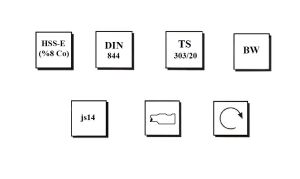 MTE 6 mm Uzun Parmak Freze Hss-Co8 DIN 844/B-N