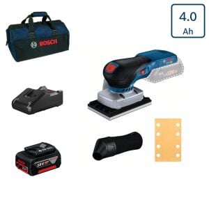 Bosch GSS 18V-13 Akülü Titreşimli Zımpara 4 Amper Bez Çantalı