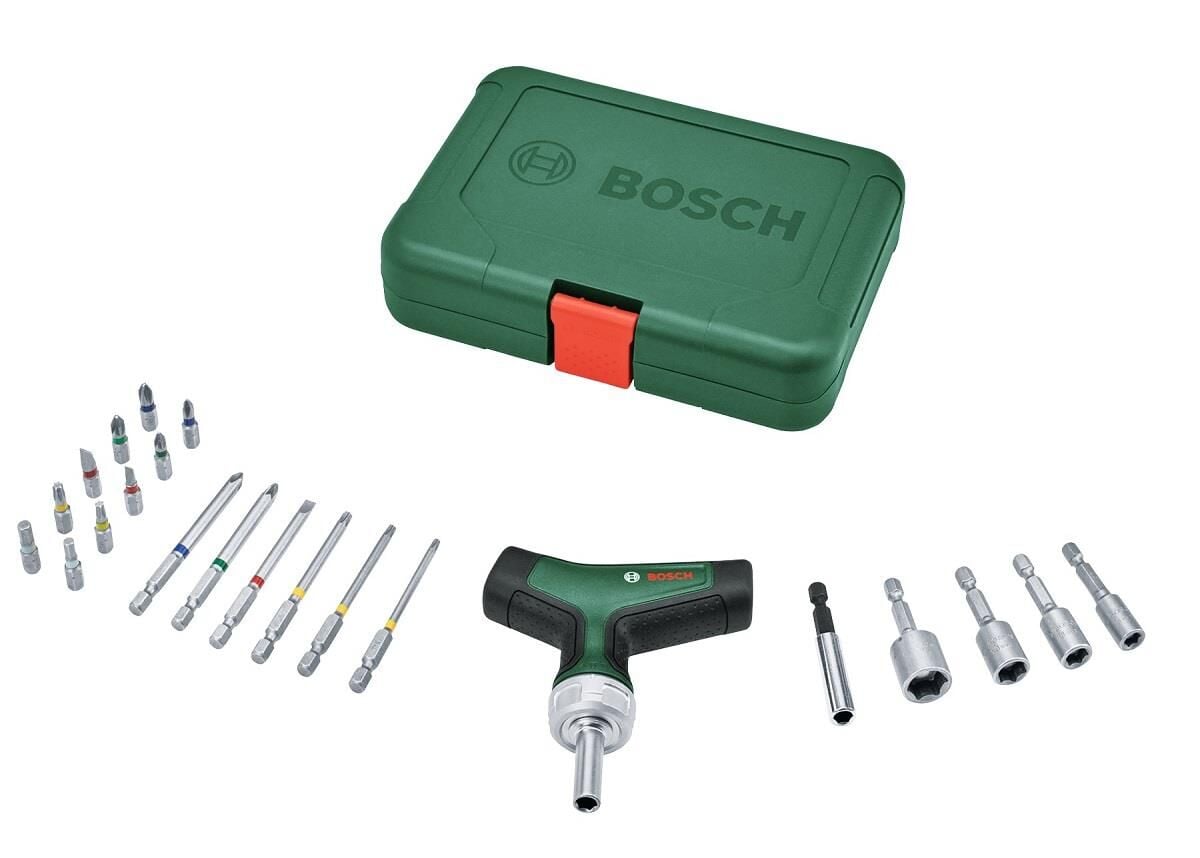 Bosch T Tipi Cırcırlı Tornavida Seti 22 Parça 1600A02Z9T