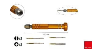 Ceta Form Değişken Uçlu Saatçi Tornavida Takımı H99-JK-04
