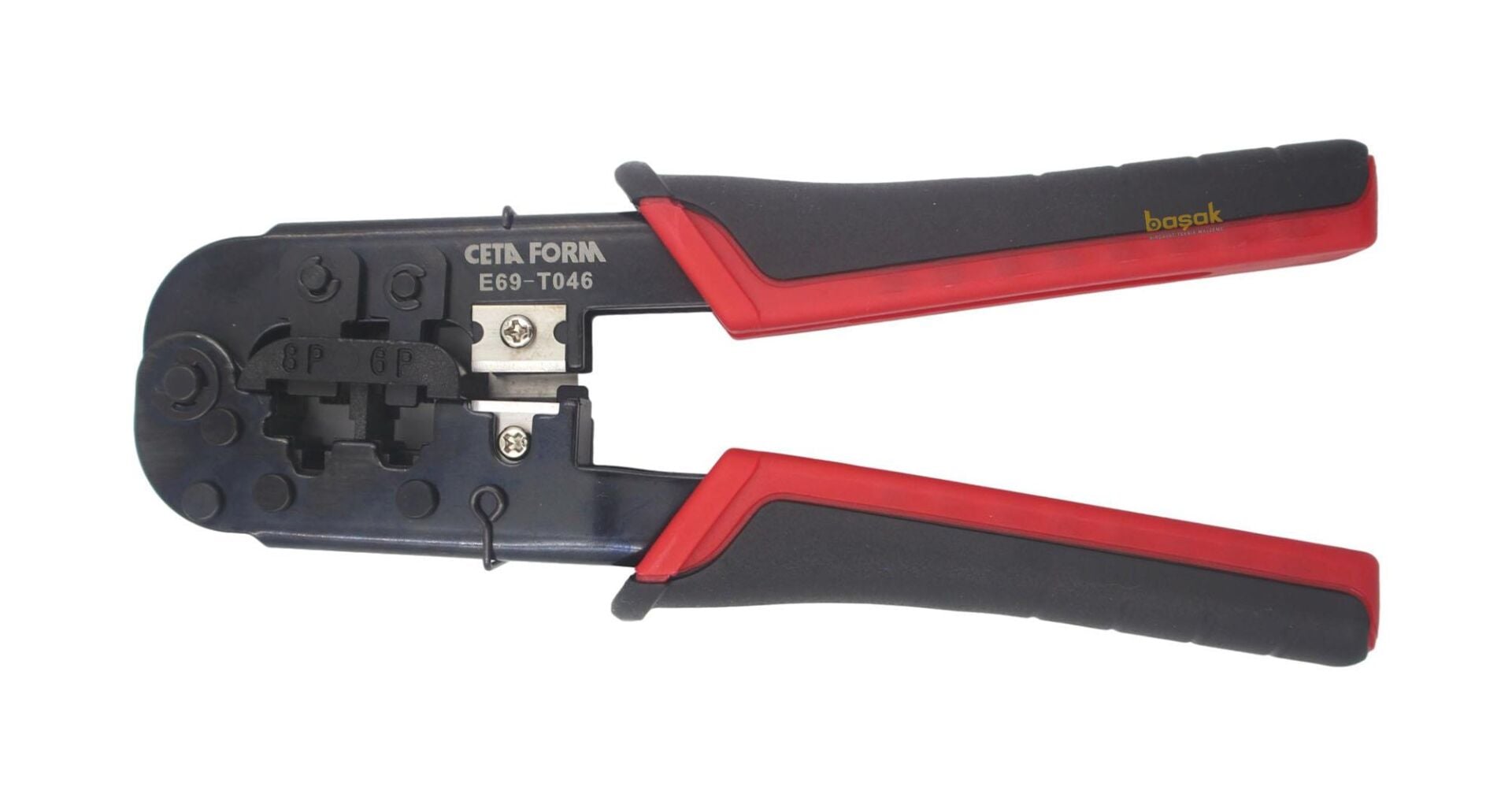 Ceta Form 190 mm Jak Sıkma Pensesi (Telefon/Data) - 6P-8P E69-T046