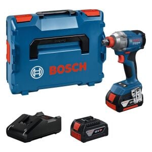 Bosch GDX 18V-285 2x4 Ah Akülü 1/4 Darbeli Vidalama 1/2 Somun Sıkma 06019N2102