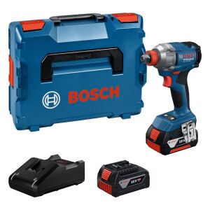 Bosch GDX 18V-285 2x4 Ah Akülü 1/4 Darbeli Vidalama 1/2 Somun Sıkma 06019N2102