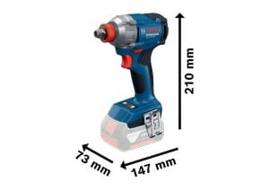 Bosch GDX 18V-285 2x4 Ah Akülü 1/4 Darbeli Vidalama 1/2 Somun Sıkma 06019N2102