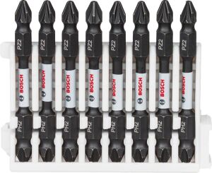 Bosch Impact PH2-PZ2 65mm Çift Taraflı 8'li Bits Uç 2608522333