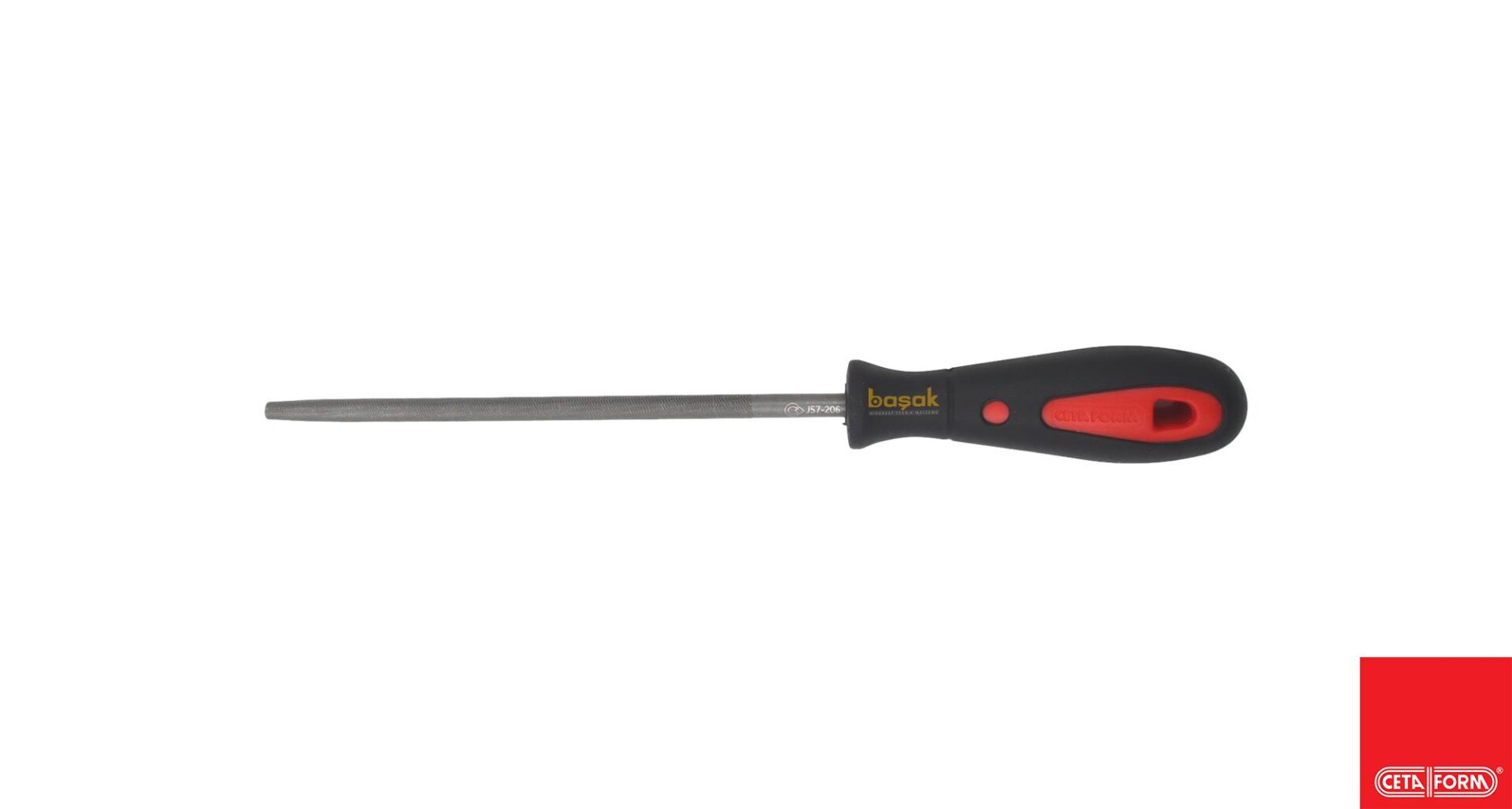 Ceta Form 150 mm 6'' Saplı Yuvarlak Eğe Orta Diş J57-206H