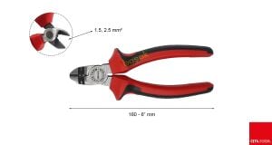 Ceta Form 160 mm Kablo Sıyırıcı Yan Keski E26-41-0160