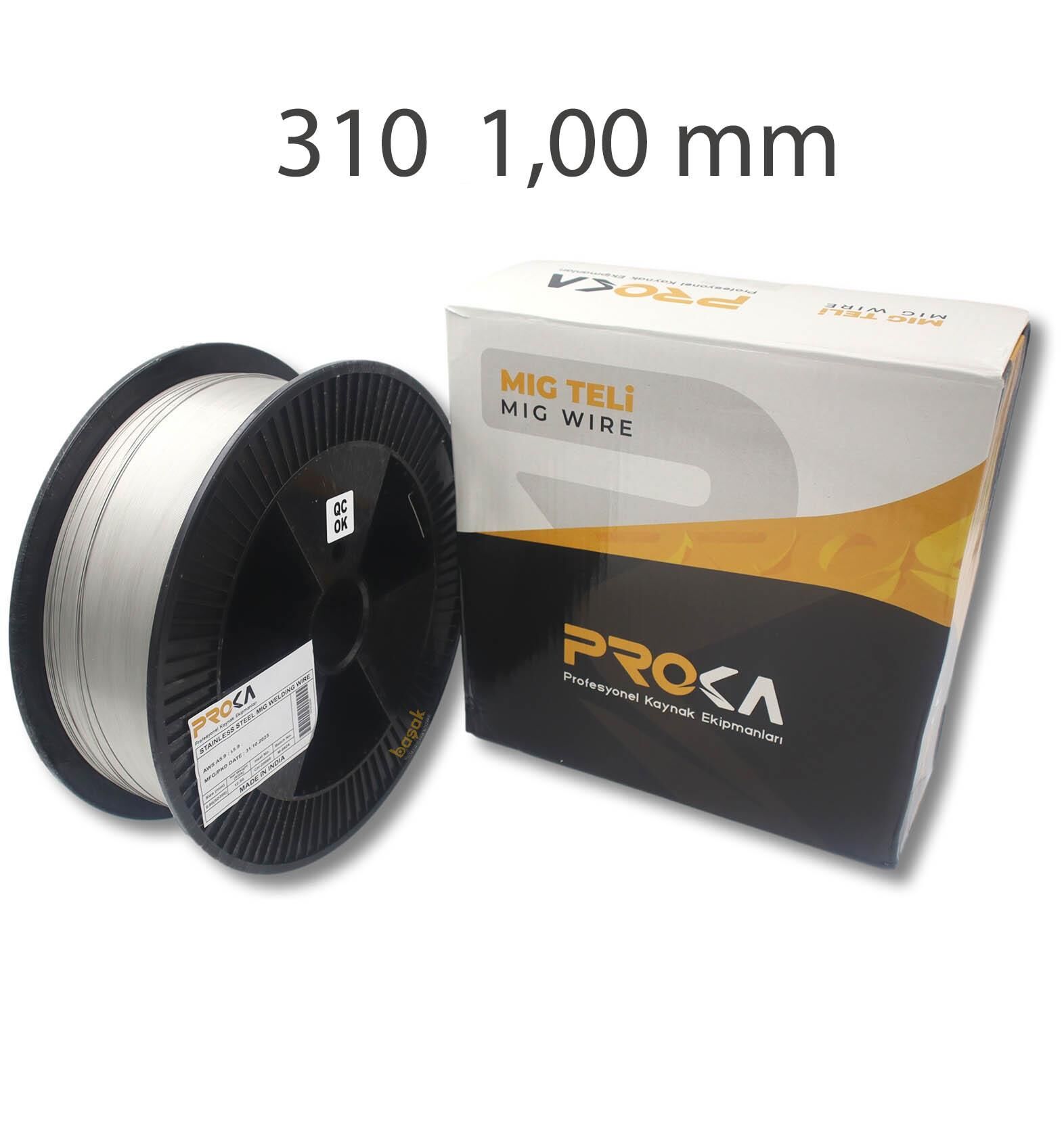 Proka ER 310 1,0 mm Mig-Gazaltı Paslanmaz Kaynak Teli 12,5kg