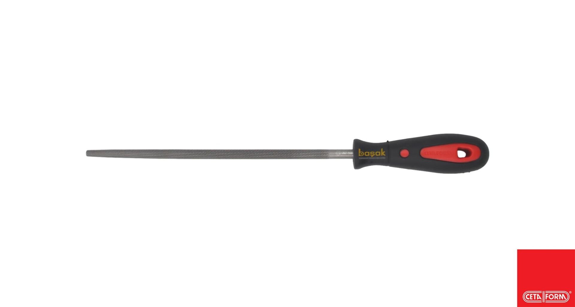 Ceta Form 200 mm 8'' Saplı Yuvarlak Eğe Kalın Diş J57-108H