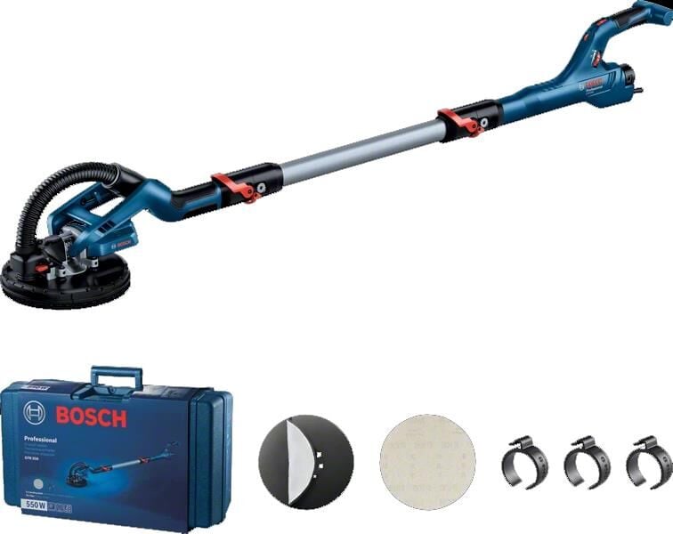 Bosch GTR 550 Alçıpan Zımpara Makinesi Çantalı 06017D4020