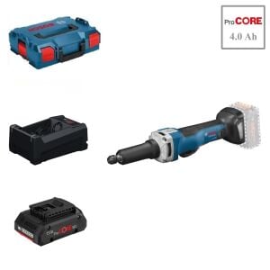 Bosch GGS 18V-23 LC 1x4 Ah ProCORE Akülü Kalıpçı Taşlama L-boxx Çantalı