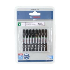 Bosch Impact PZ2 65mm Çift Taraflı 8'li Bits Uç Seti 2608522338