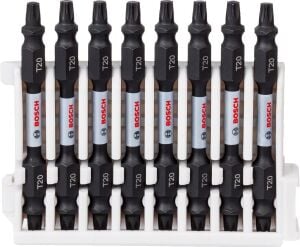 Bosch Impact T20 65 mm Çift Taraflı 8'li Torx Bits Uç 2608522339