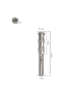 MTE 15 mm Uzun Parmak Freze Hss-Co8 DIN 844/B-N