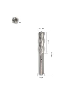 MTE 15 mm Uzun Parmak Freze Hss-Co8 DIN 844/B-N