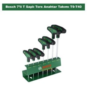 Bosch 7’li T Saplı Torx Anahtar Takımı T9-T40 1600A039J2