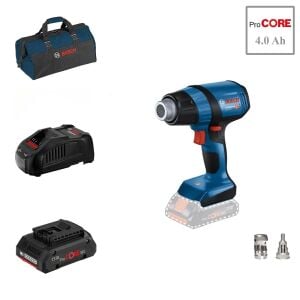 Bosch GHG 18V-50 1x4 Ah ProCORE Akülü Sıcak Hava Tabancası Bez Çantalı