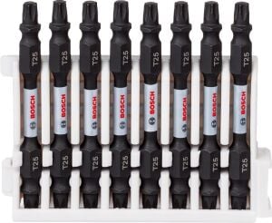 Bosch Impact T25 65 mm Çift Taraflı 8'li Torx Bits UÇ 2608522340