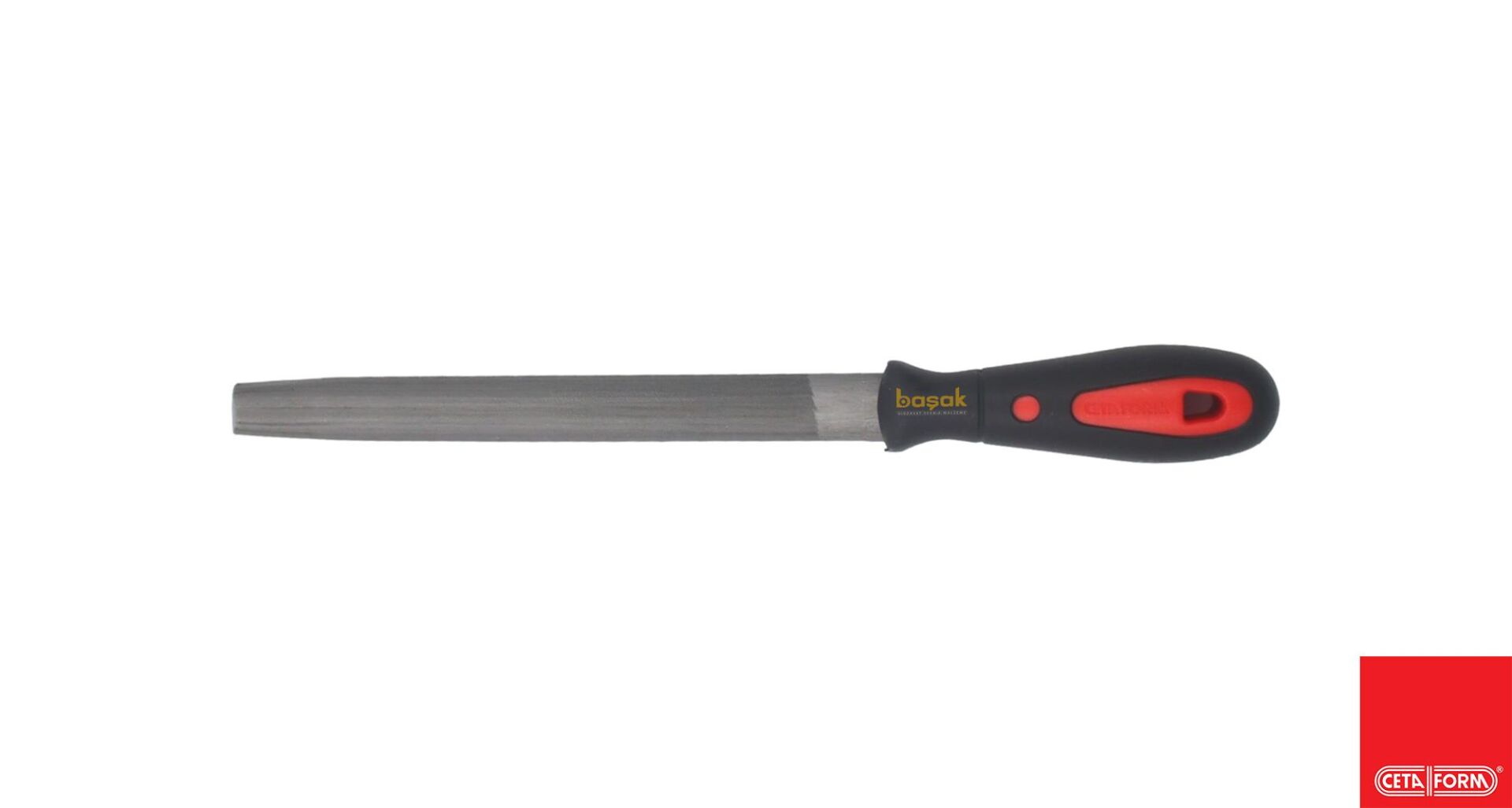 Ceta Form 200 mm 8'' Saplı Yarım Yuvarlak Eğe İnce Diş J56-308H