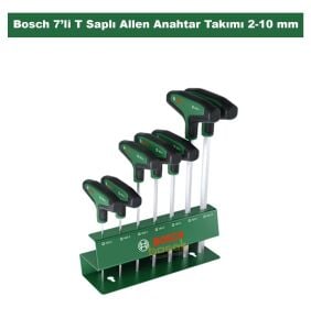 Bosch 7’li T Saplı Allen Anahtar Takımı 2-10 mm 1600A039J1