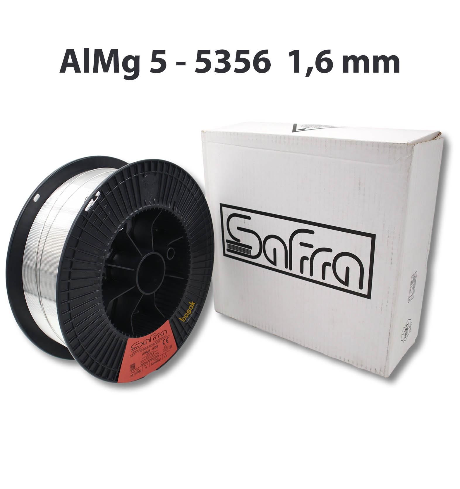 ALMG 5-ER 5356 1,6 mm Alüminyum Gazaltı Kaynak Teli 6 kg Safra