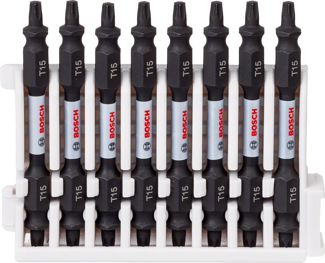 Bosch Impact T15 65 mm Çift Taraflı 8'li Torx Bits Uç 2608522342