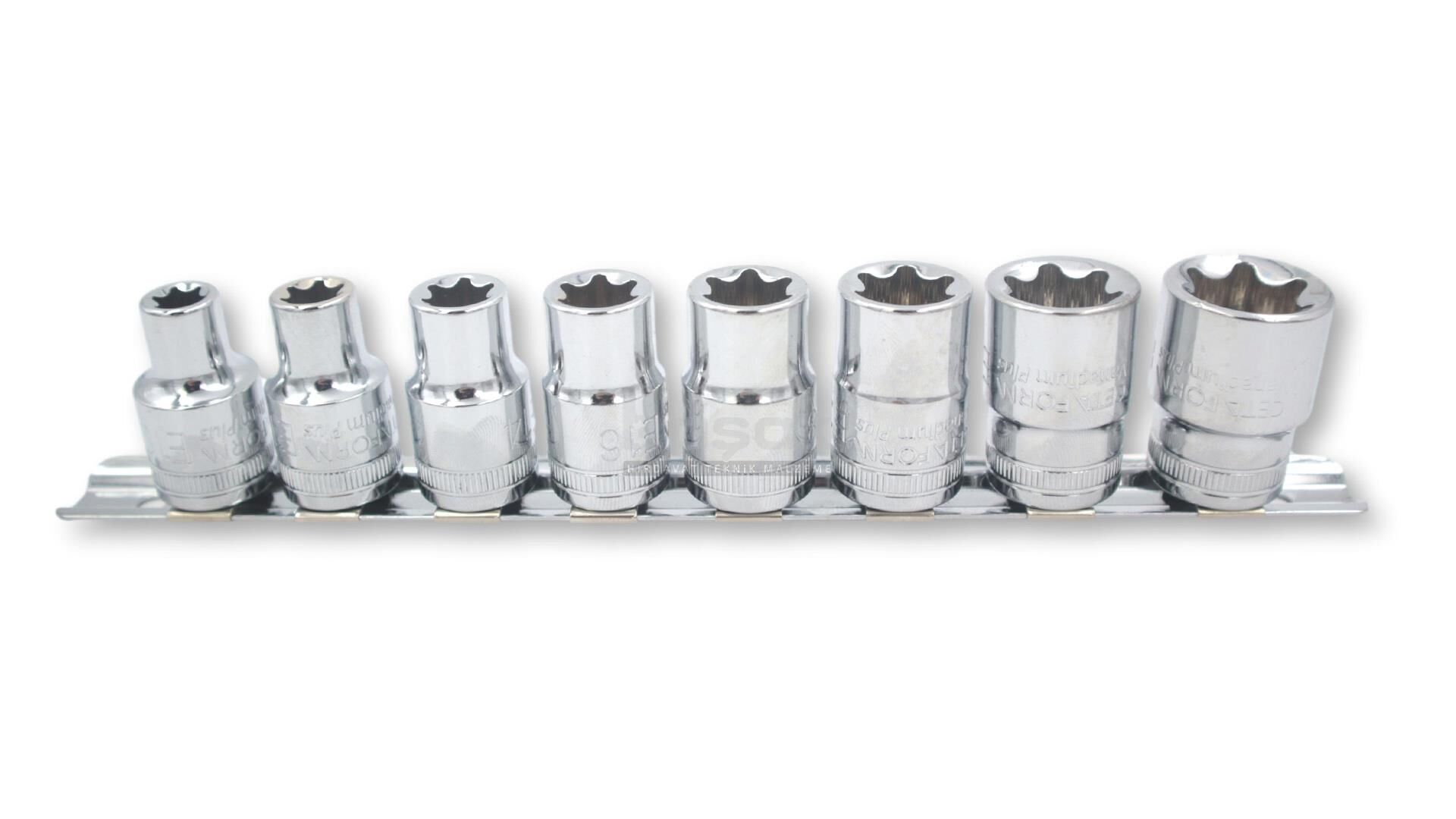 Ceta Form C26-R08 8 Parça 1/2’’ Dış TORX Lokma Anahtar Takımı
