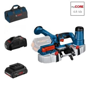 Bosch GCB 18V-63 1x4 Ah ProCore Akülü Bant Testere Makinesi Bez Çantalı