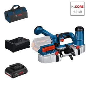 Bosch GCB 18V-63 1x4 Ah ProCore Akülü Bant Testere Makinesi Bez Çantalı