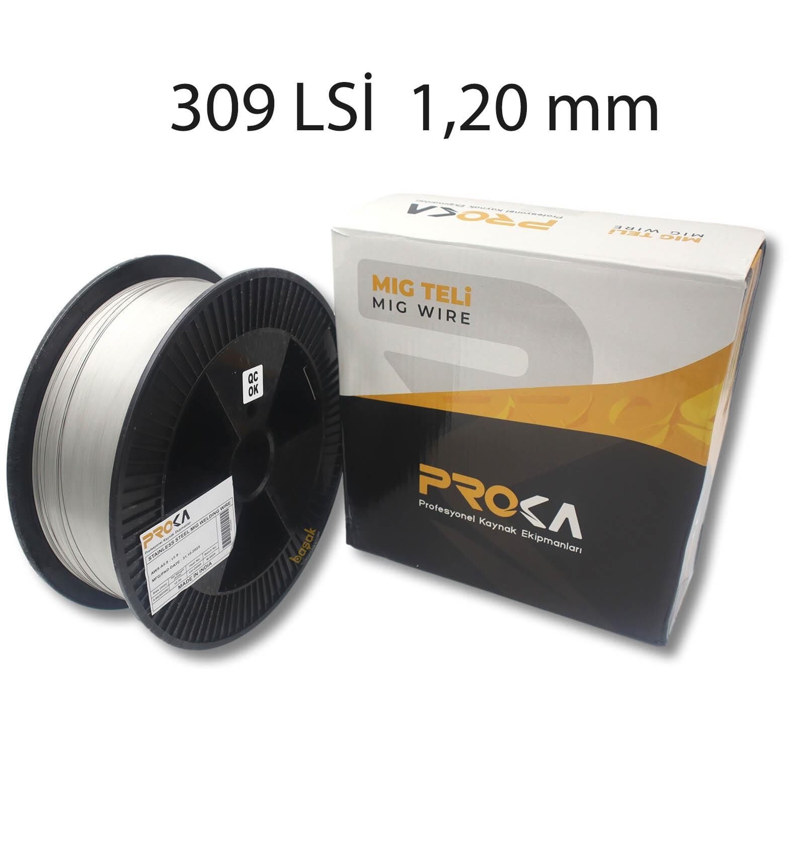 Proka ER 309L 1,2 mm Mig-Gazaltı Paslanmaz Kaynak Teli 12,5kg