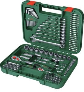 Bosch 132 Parça Lokma-Bits Uç-Anahtar Seti 1600A02Z9B