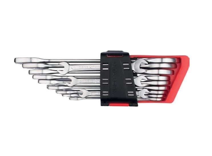 Ceta Form 12'li Açık Ağız Uzun Anahtar Takımı Plastik Klipsli 6-32mm B09-P12