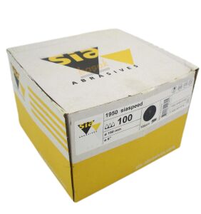 Sia 1950 Siaspeed 150 mm 100 Kum Deliksiz Cırtlı Zımpara Kâğıdı 100'lü