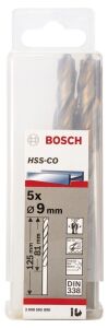 Bosch HSS-Co 9 mm 5'li Kobaltlı Matkap Ucu 2608585896