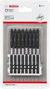 Bosch Impact Yıldız-Torx 110 mm Çift Taraflı 8'li Bits Uç 2608522346