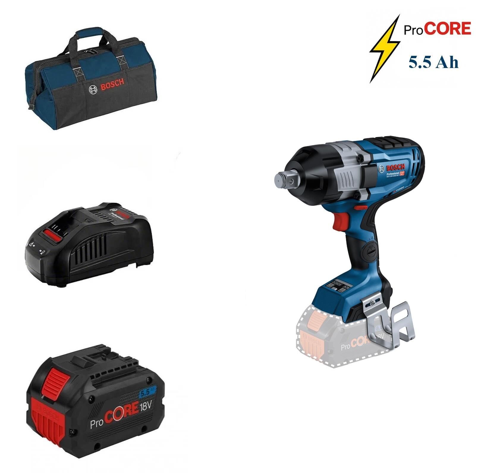 Bosch GDS 18V-1600 HC 1x5,5 Ah ProCORE Akülü Somun Sıkma