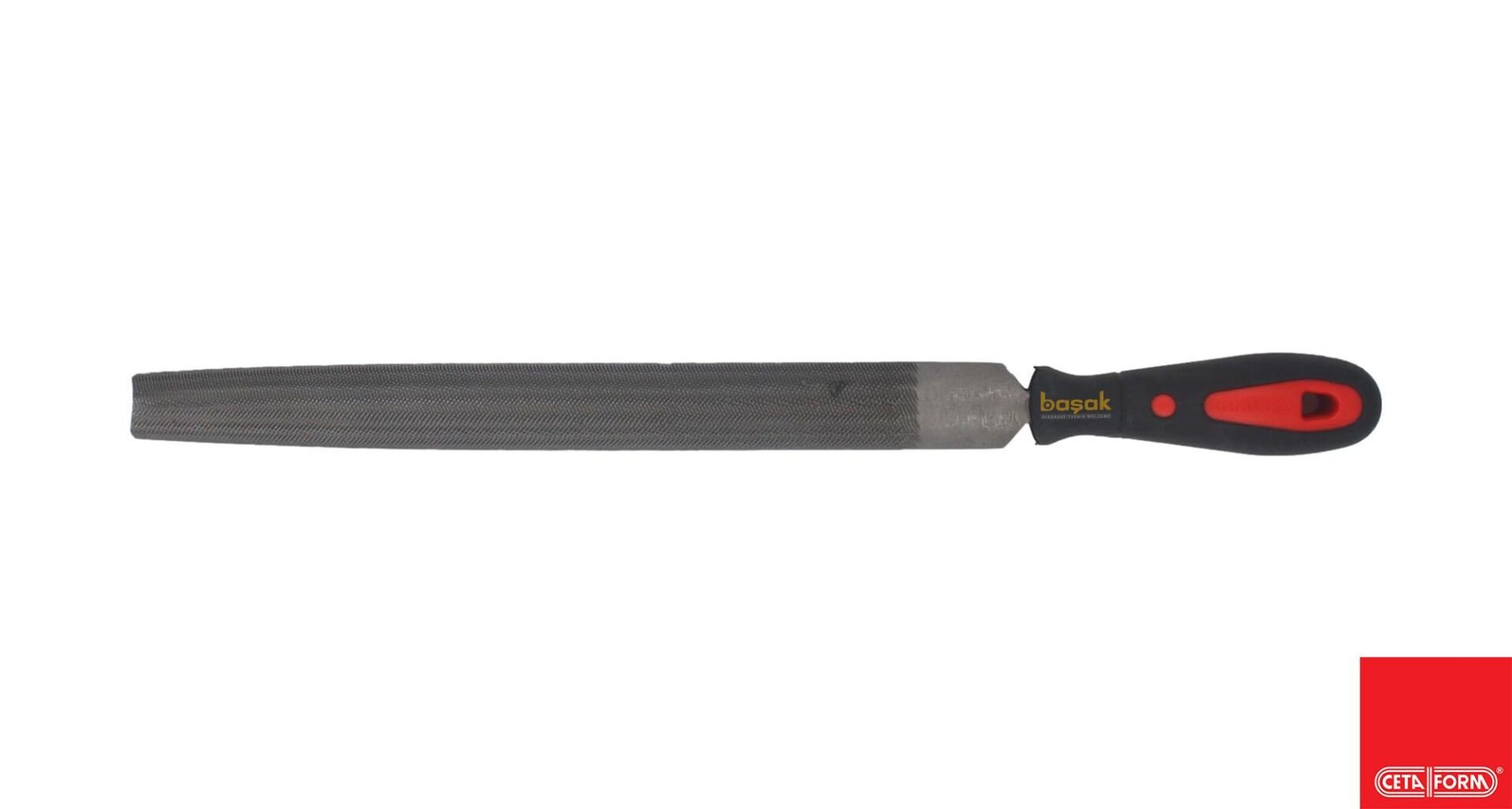 Ceta Form 250 mm 10'' Saplı Yarım Yuvarlak Eğe Kalın Diş J56-110H