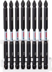 Bosch Impact PH2-PZ2 110 mm Çift Taraflı 8'li Bits Set 2608522348