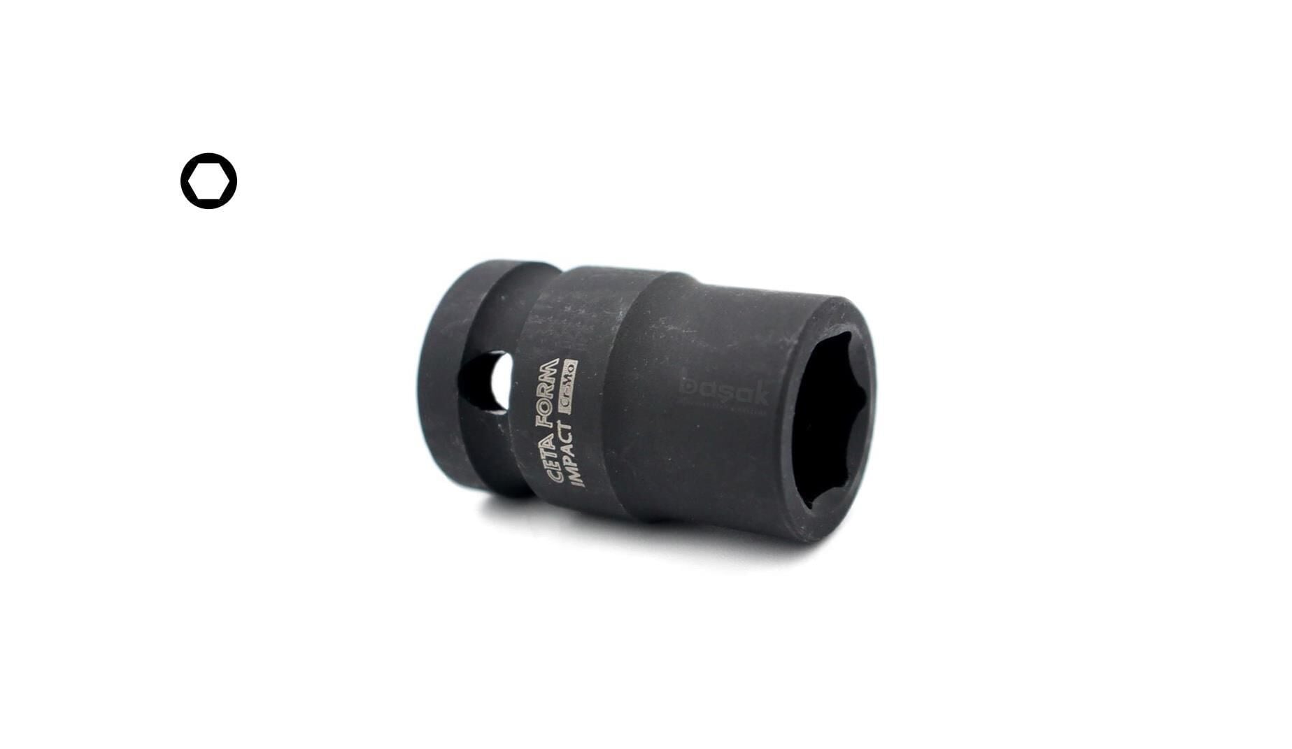Ceta Form 8 mm 1/2” 6 Köşe Havalı Lokma Anahtar C62-H08
