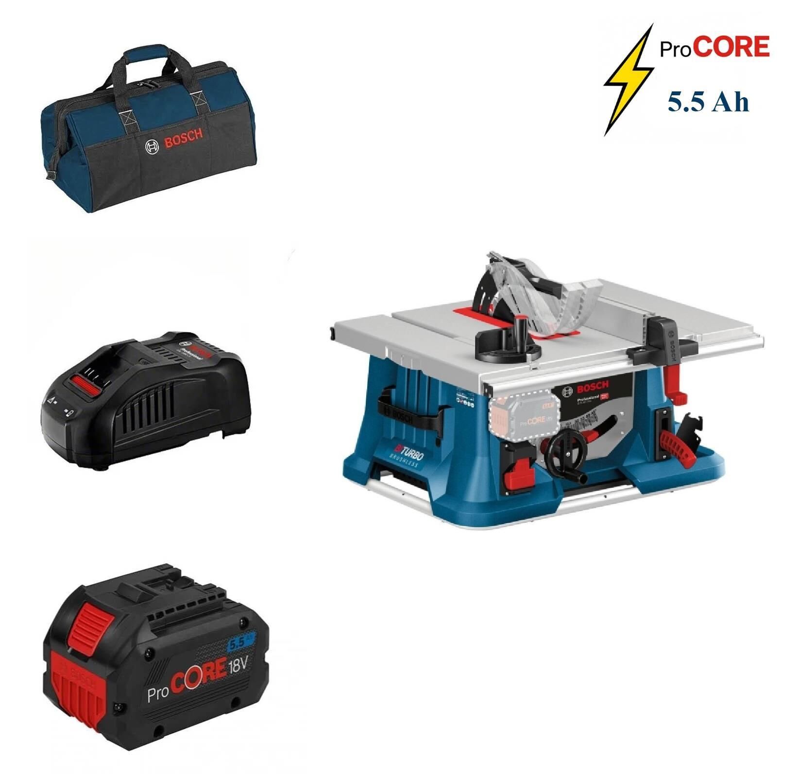 Bosch GTS 18V-216 1x5,5 Ah ProCORE Akülü Gönye Kesme