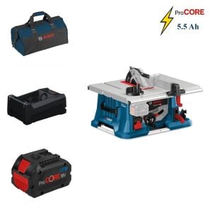 Bosch GTS 18V-216 1x5,5 Ah ProCORE Akülü Üstten Tablalı Gönye Kesme