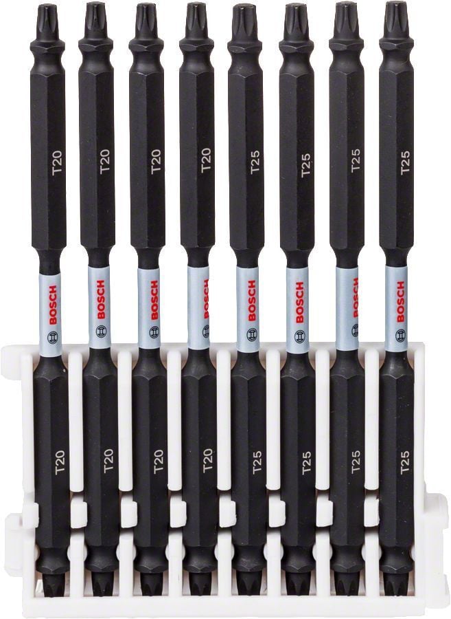 Bosch Impact T20-T25 110 mm Torx Çift Taraflı 8'li Bits Set 2608522349