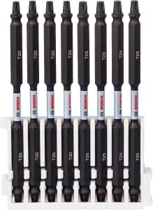 Bosch Impact T20-T25 110 mm Torx Çift Taraflı 8'li Bits Set 2608522349